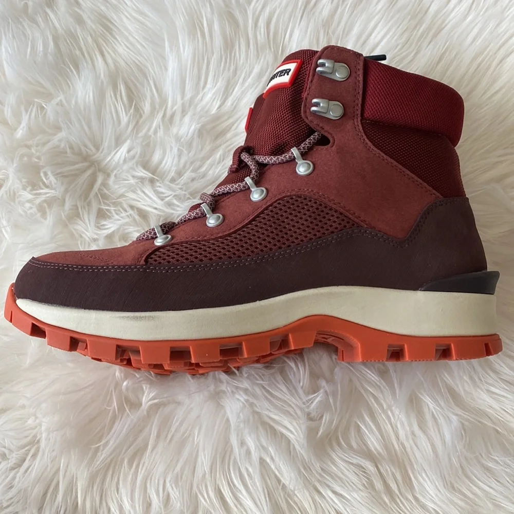 OFFER 🎁 Hunter Explorer Mid Lace Boot Women’s 7 - Picture 9 of 13